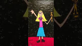 Judith Barsi With An Oscar Award