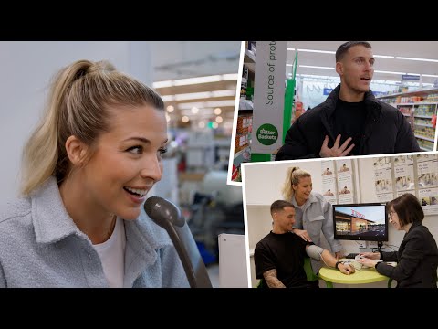 Gemma Atkinson Surprises Gorka with a Blood Pressure Check