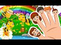 Honey bees  finger family dance nursery rhymes  baby songs  bee song  daddy finger mummy finger