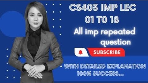 Cs403 Midterm Preparation  2023 | Cs403 Midterm Preparation 2023| By Raja Mushtaq