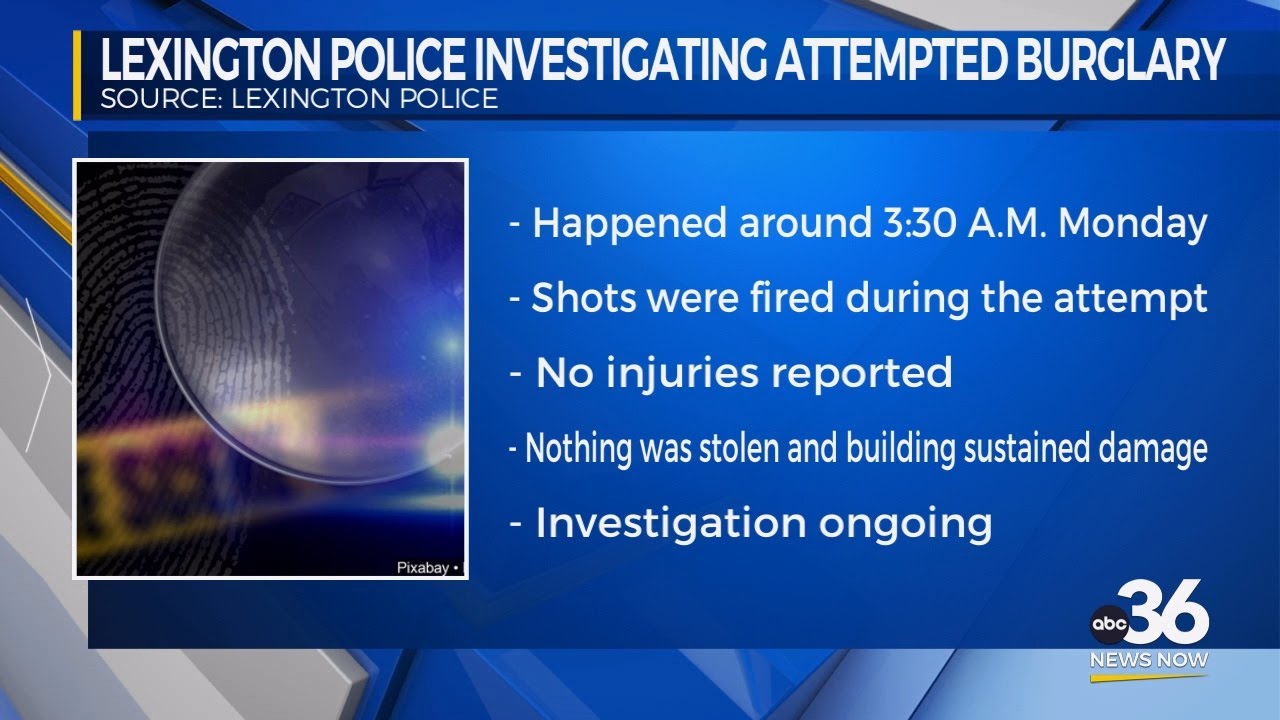 Lexington Police investigating attempted burglary 120224 - YouTube