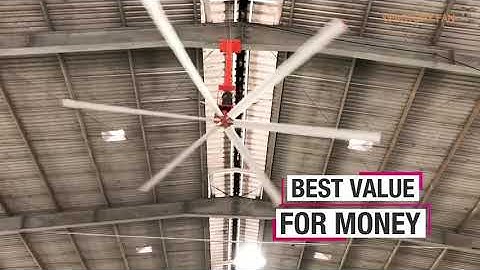 5,5-meter industrial HVLS fan. | QUẠT TRẦN CÔNG NGHIỆP 5,5-MÉT |