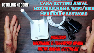 CARA SETTING ROUTER TOTOLINK N200RE | SETUP BASIC