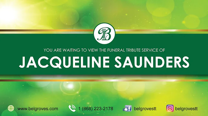 Jacqueline Saunders Tribute Service