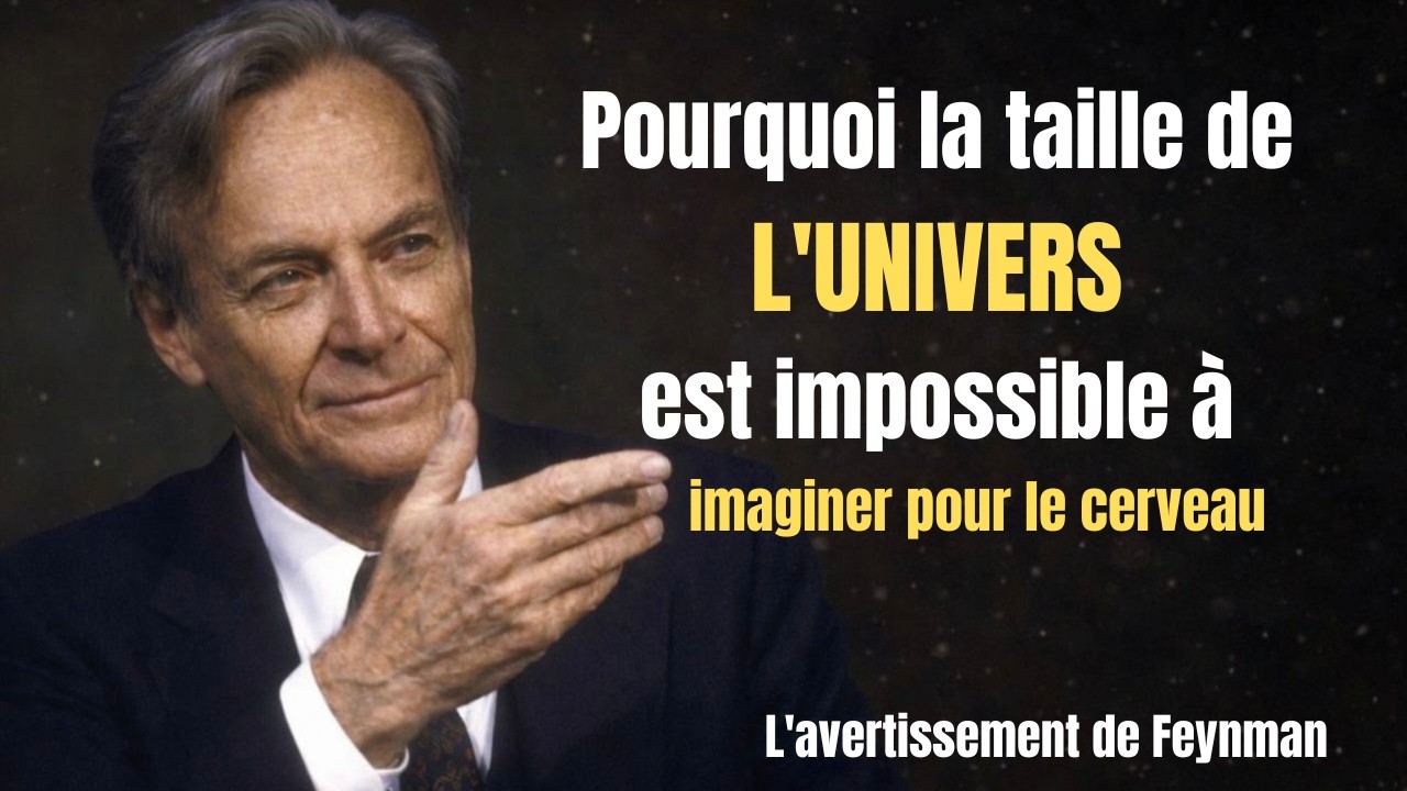 Richard Feynman   Pourquoi la taille réelle de l’univers est physiquement impossible à imaginer 1080