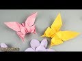 Бабочки Феникс из бумаги в технике оригами