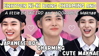 Ni-ki being CHARMING and a little bit weird and ADORABLE Maknae of ENHYPEN
