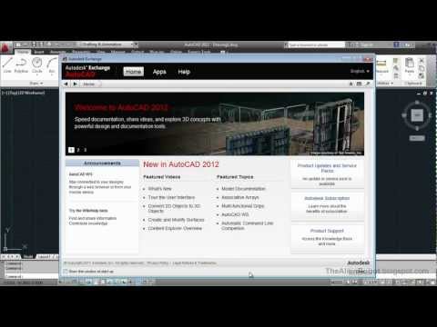 AutoCAD 2012 Introduction Training-0101Model space