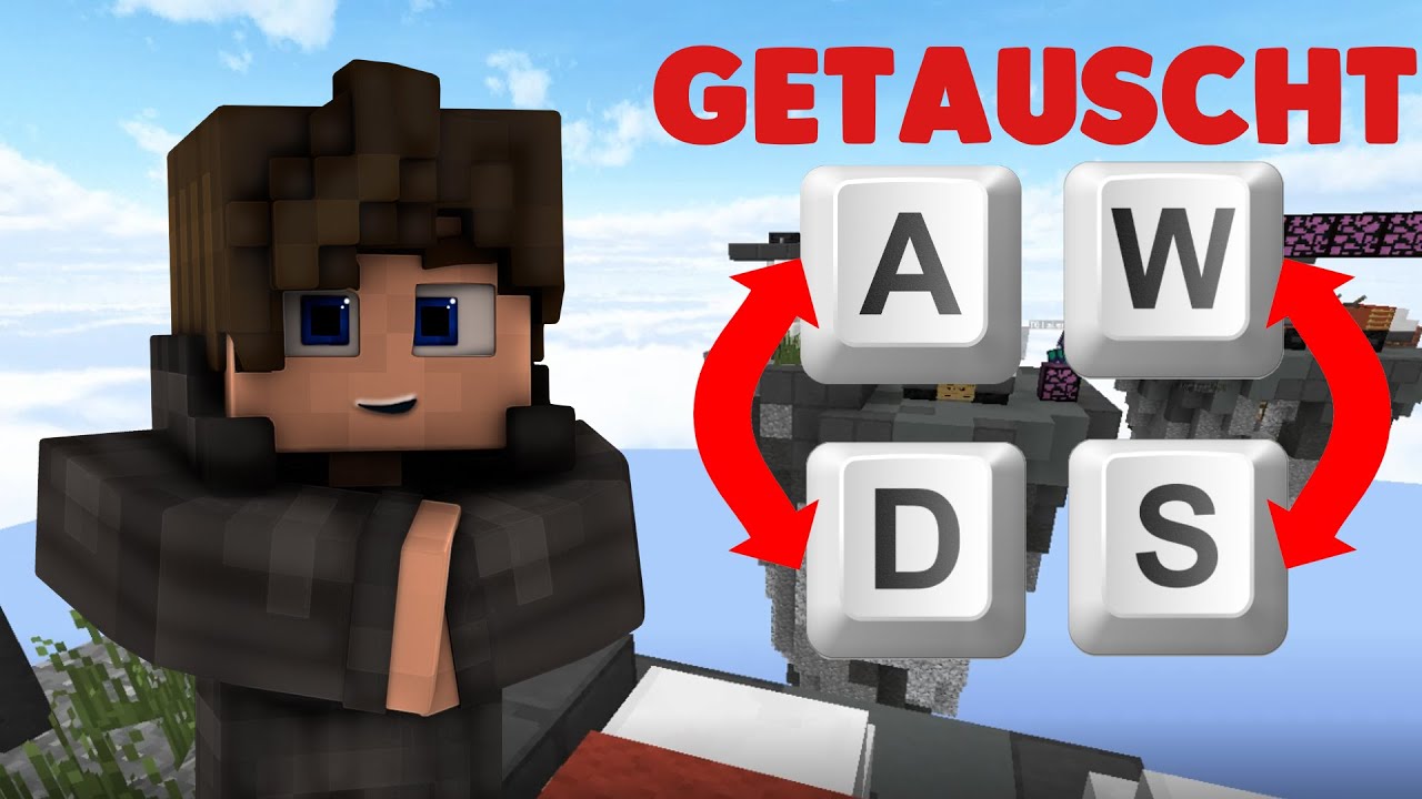W A S D Und Pfeiltasten Vertauscht W,A,S,D sind vertauscht!?🤔😂 (Skywars) - YouTube
