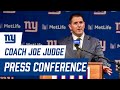 Giants Head Coach Joe Judge Introductory Press Conference | New York Giants