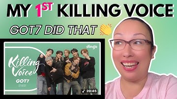 MY 1ST GOT7 Killing Voice Reaction | Chaotic Adult Fangirl Reacts to GOT7 Vocals