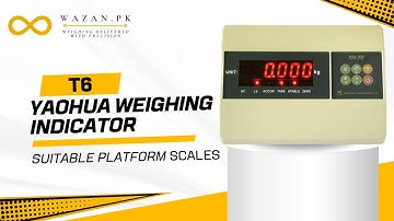 Introducing the YAOHUA T6 Weighing Indicator – the perfect companion for platform scales!