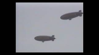 Four Goodyear Blimps Over Akron (June 2002)