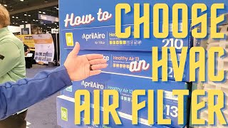 How to choose an air filter for your ducted HVAC system  Aprilaire