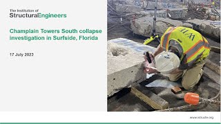 Champlain Towers South collapse investigation in Surfside, Florida