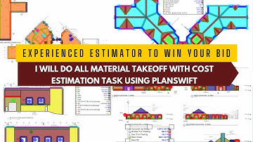 Quantity Material Takeoff and Construction Cost Estimation Using Planswift #freelancing #upwork