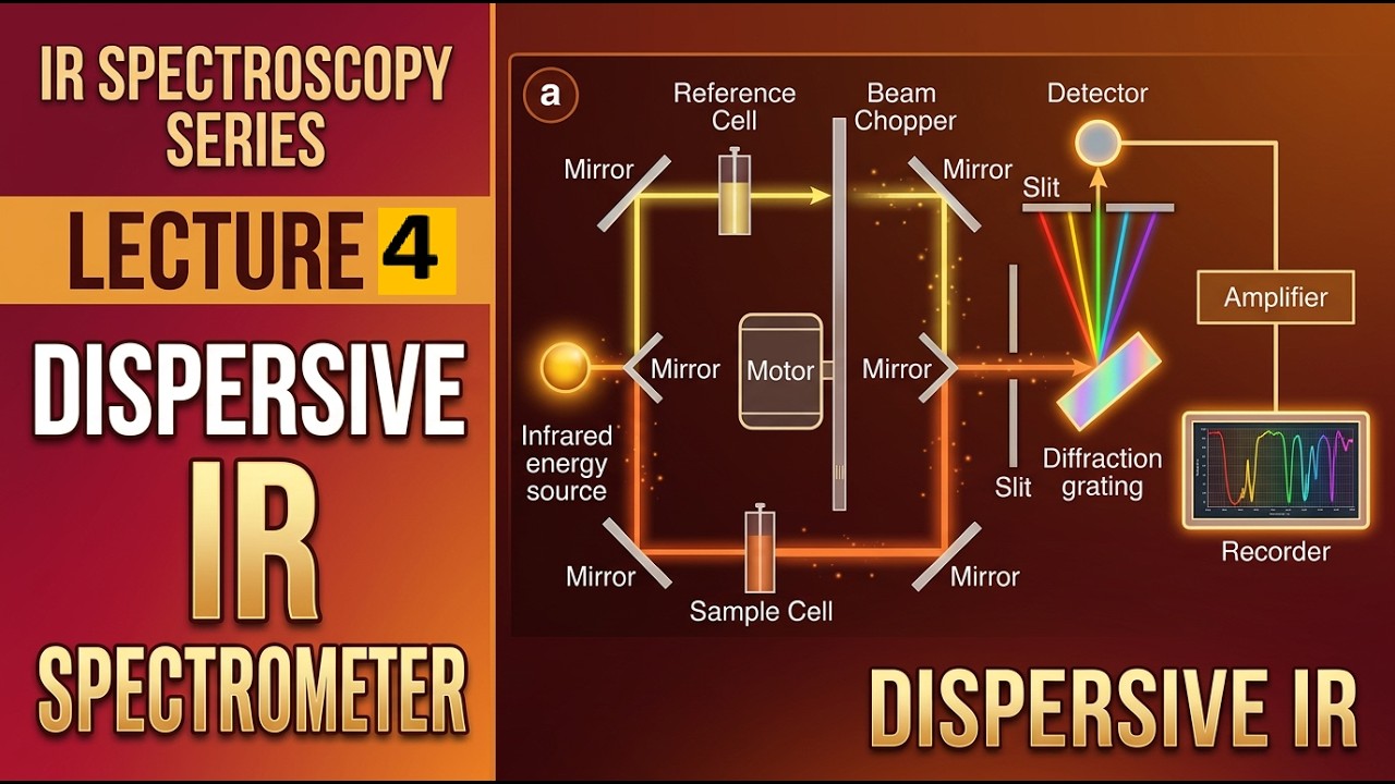 IR Spectroscopy Lecture 4 | Dispersive IR Spectrometer Explained - YouTube