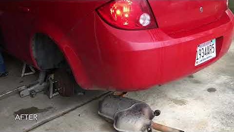 Chevy Cobalt LS Sedan Muffler Delete