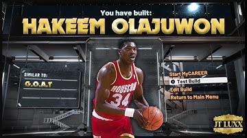 NBA 2K20 Hakeem Olajuwon Build! 🚀
