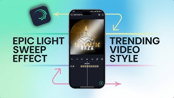 How to Create the EPIC Light Sweep Effect | Trending Aesthetic Video Style Tutorial