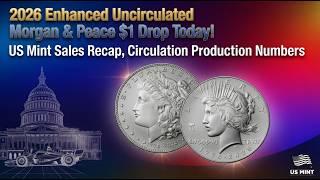 Details 2026 Enhanced Uncirculated Morgan & Peace $1 Drop Today; Mint Sales Recap & Production Numbers! Guide