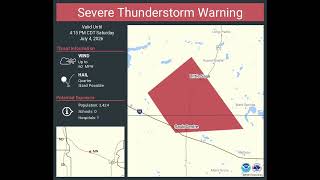 [EAS] Severe Thunderstorm Warning from WXJ64 for Todd County (7/4/26)