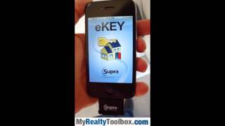 How to open Supra lock box using iPhone