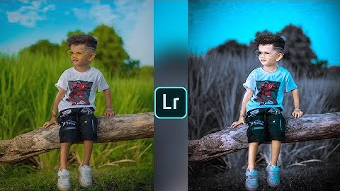 Lightroom aqua and dark effect photo editing tutorial | lightroom background colour change preset