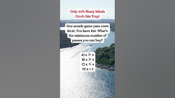 Arcade Budget Puzzle: Can You Pass the $13 Test? 🎮💰 #shorts #math