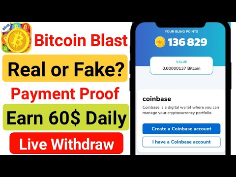 Bitcoin Blast App Payment Proof | Real Or Fake? | Earn 30$ Daily | Full Review