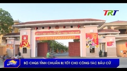 Bộ CHQS tỉnh chuẩn bị tốt cho công tác bầu cử