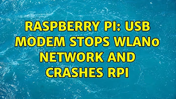 Raspberry Pi: USB modem stops wlan0 network and crashes rpi