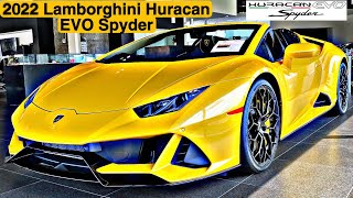 2022 Lamborghini Huracan EVO Spyder *PIECE OF ART* Walkaround Review in [4K]