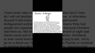 Ghosts - A Review (WTMMP dub)