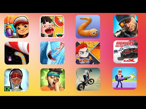 Subway Surf,WormZone.io,Hungry Shark,Drive for Speed,Trail Xtreme