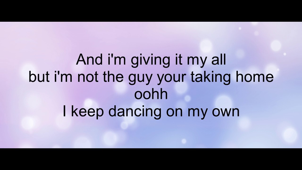 Dancing on my own CALUM SCOTT (lyrics) YouTube