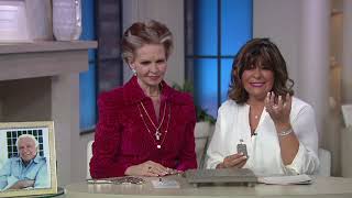 TOVA Diamonique Simulated Ruby Halo Ring, Sterling Silver on QVC
