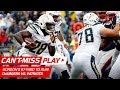 Melvin Gordons Amazing 87 Yd TD Run vs Patriots  Cant Miss Play  NFL Wk 8 Highlights