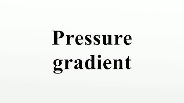 Pressure gradient