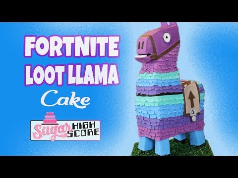 FORTNITE LOOT LLAMA CAKE