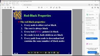 L15CS4306W01Sp21 CS4306 Lecture15 Chapter 13 Introduction to Red Black Trees