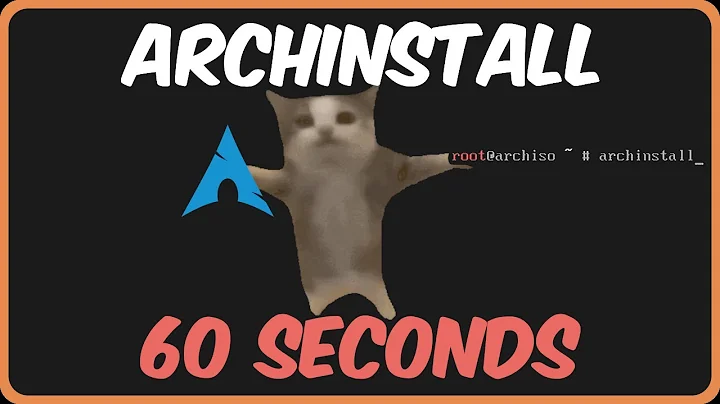 archinstall in 60 seconds