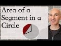 Area of a Segment in a Circle