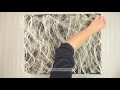 Marble effects with viscose fibers