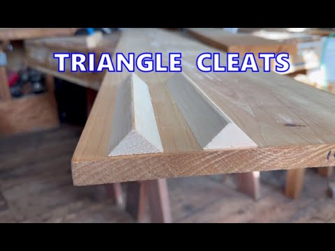 How To Make Triangle Cleats for Reinforced Joinery