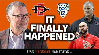 San Diego State is a card carrying member of the PAC12. Hacksaw's News Conference Report. thumbnail