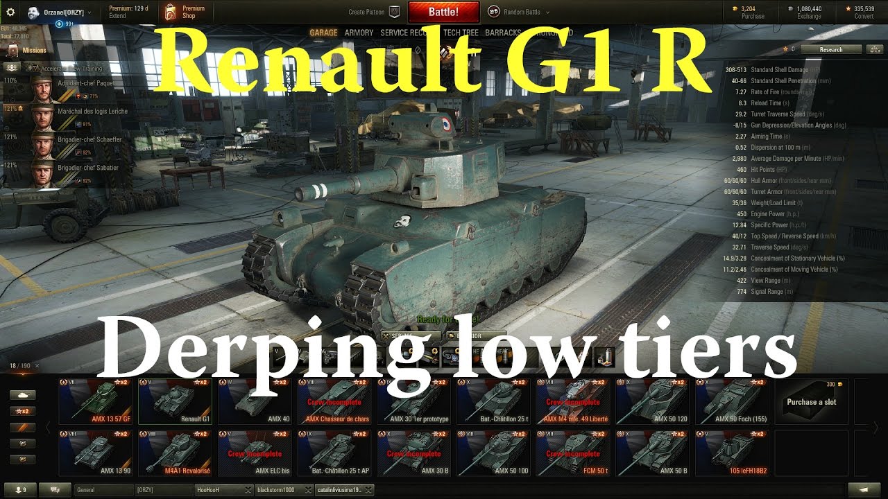 Renault g1 wot