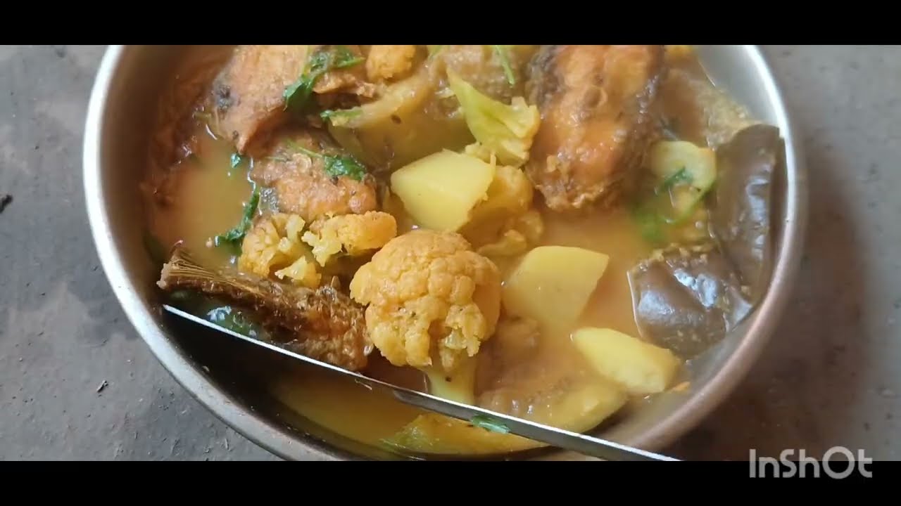 ফুল কোপি সাথে সর্ষেশাকে দারুণ সাধের রান্না