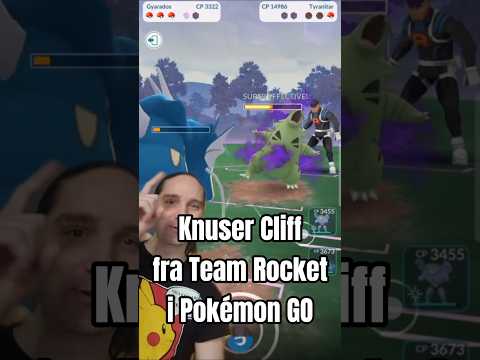 Knuser Cliff fra Team Rocket i Pokémon GO