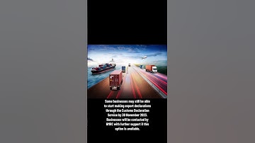 CDS Export entries update by HMRC